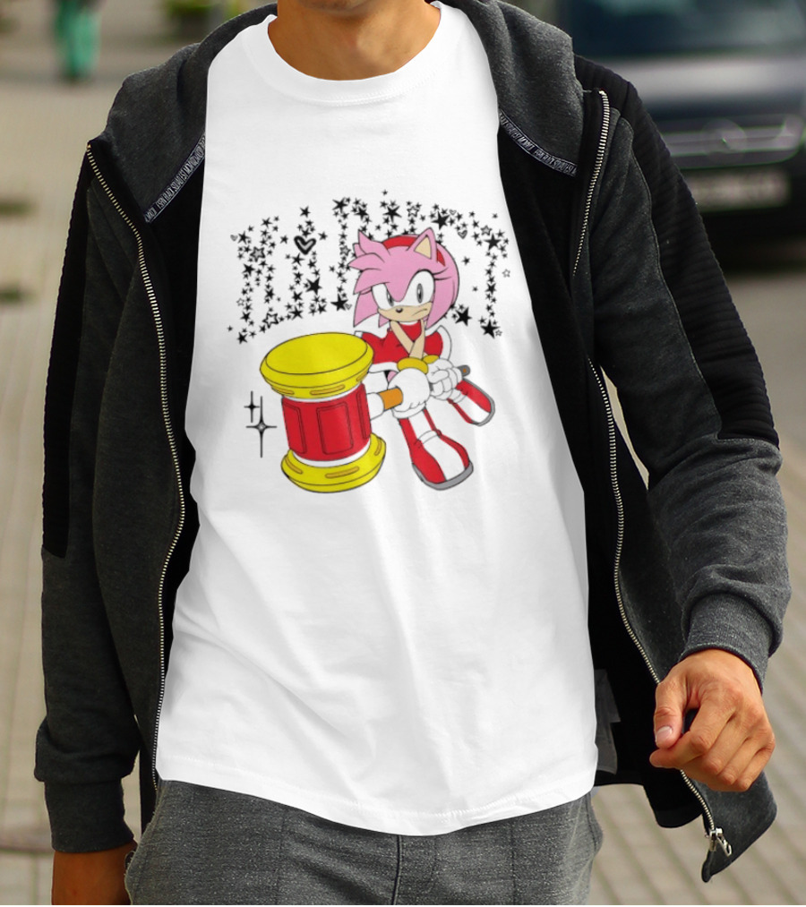TiaCorine X Hedgehog Amy Rose Collaboration T-Shirt