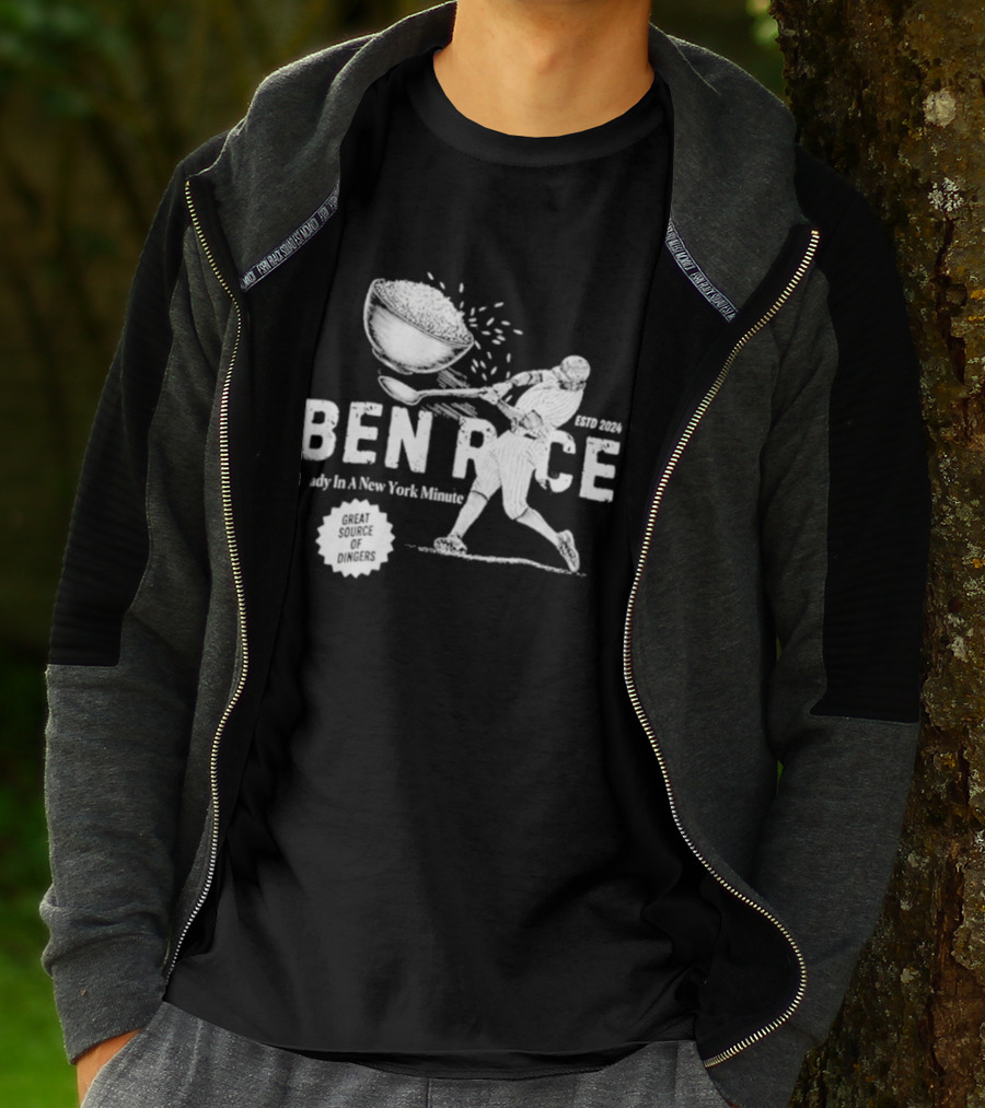Ben Rice Ready In A New York Minute Yankees Dingers T-Shirt