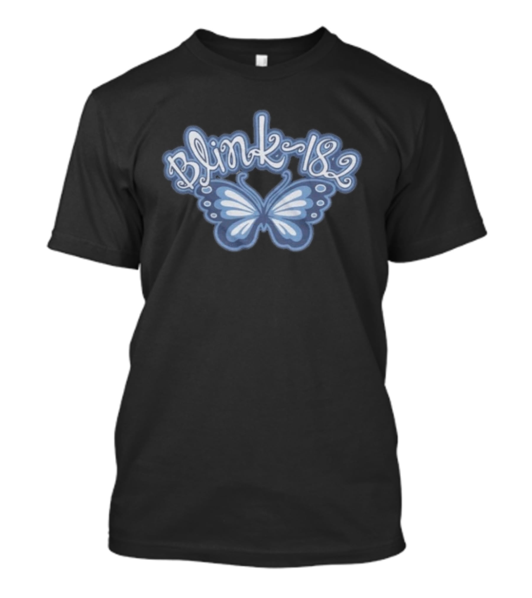 Blink 182 Butterfly Limited Edition Baby Blue T-Shirt