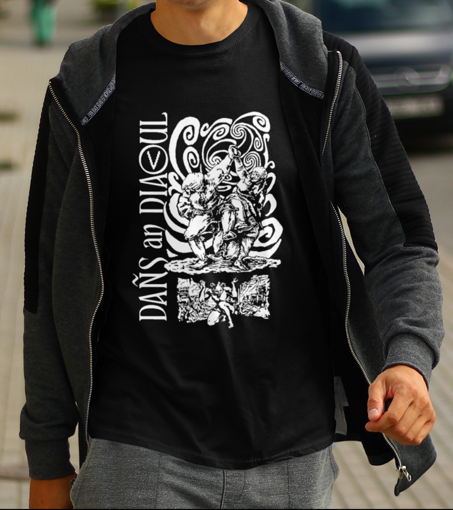 Dans An Diaoul 2026 Spiraling Figures Celtic Dance T-Shirt