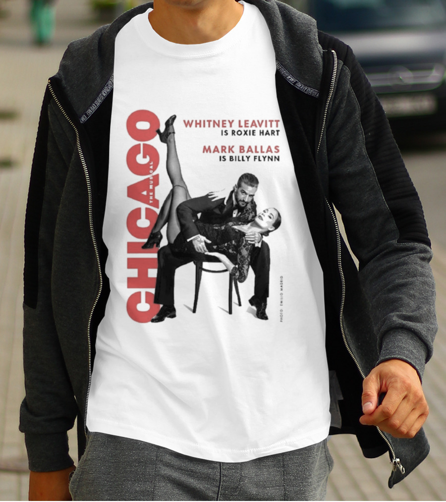 Chicago Whitney Leavitt Roxie Hart Mark Ballas Billy Flynn Emilio Madrid Photo T-Shirt