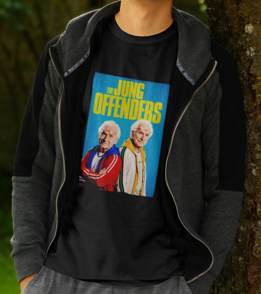 The Jung Offenders Comedy Duo Vintage Look T-Shirt