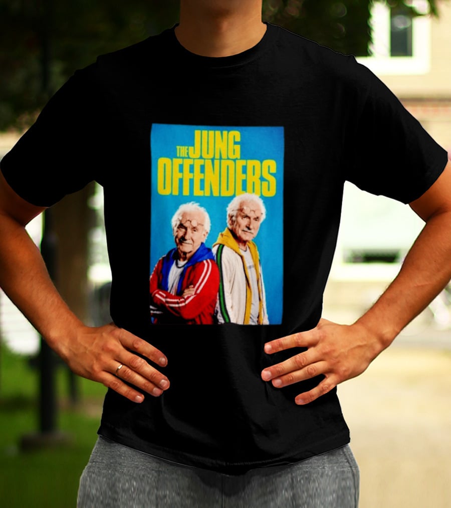 The Jung Offenders Comedy Duo Vintage Look T-Shirt
