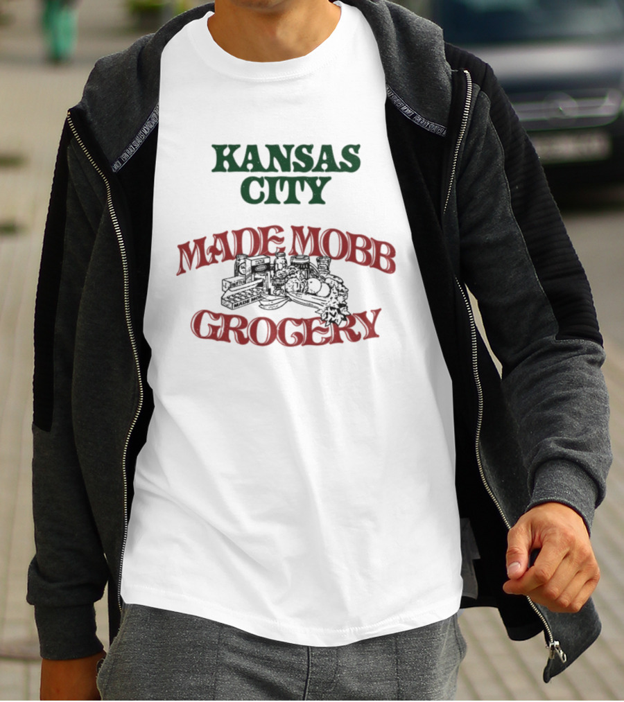 Kansas City Made Mobb Grocery 221 SW Blvd T-Shirt