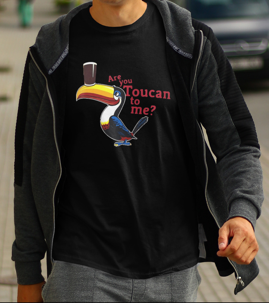 Are You Toucan To Me Guinness Toucan Balancing Pint T-Shirt