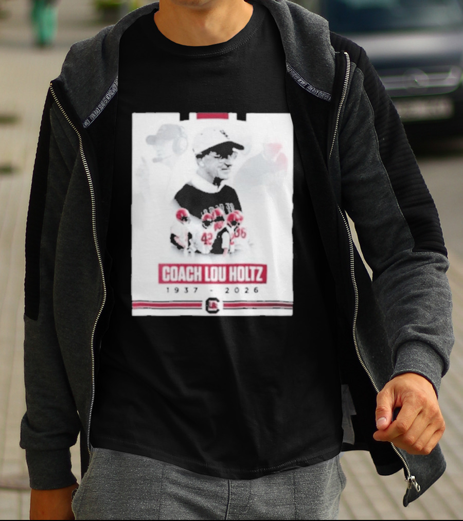 Coach Lou Holtz 1937 2026 Memorial South Carolina Football T-Shirt