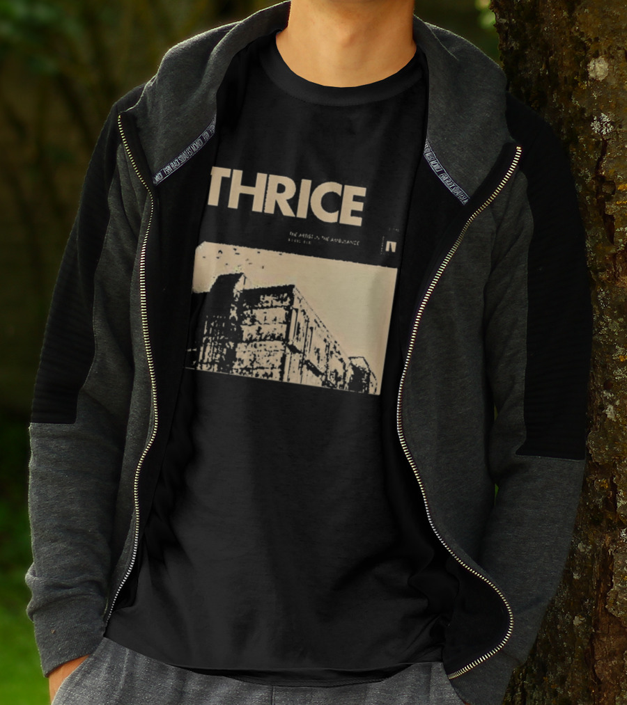 Thrice The Artist In The Ambulance Album Cover Art Building T-Shirt