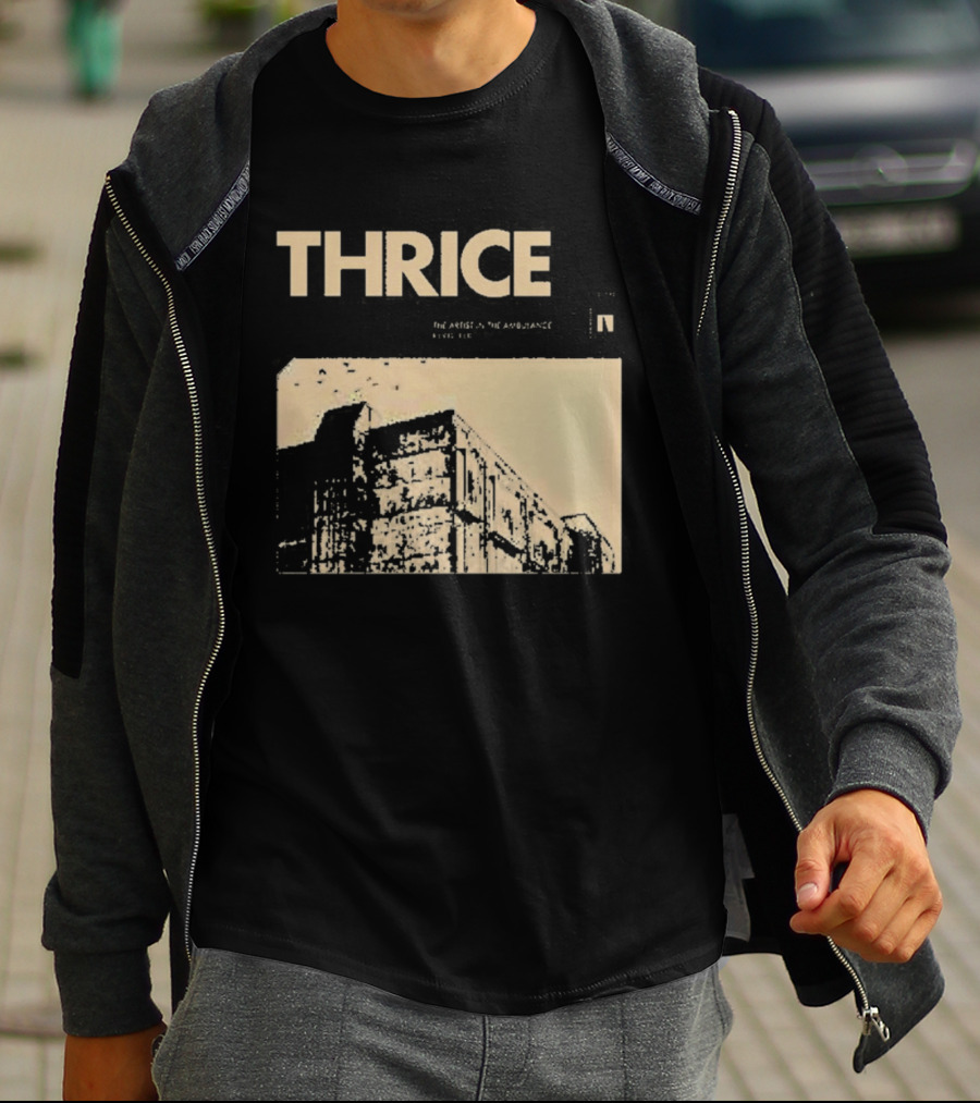 Thrice The Artist In The Ambulance Album Cover Art Building T-Shirt