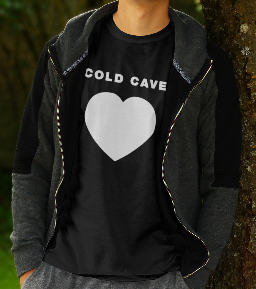 Heartworm Press Cold Cave White Heart T-Shirt
