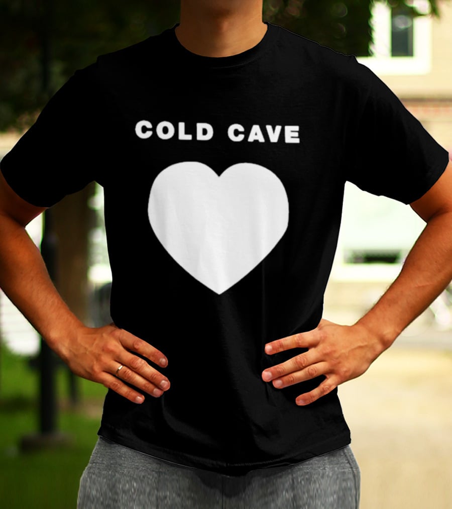 Heartworm Press Cold Cave White Heart T-Shirt