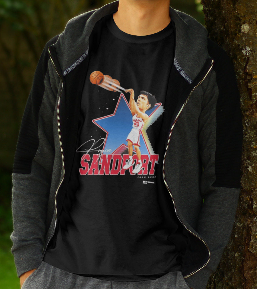 Pryce Sandfort From Deep Were Back Basketball Star T-Shirt