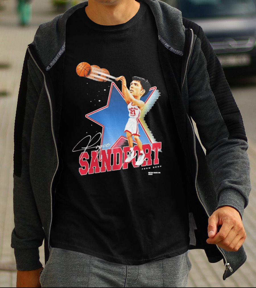 Pryce Sandfort From Deep Were Back Basketball Star T-Shirt