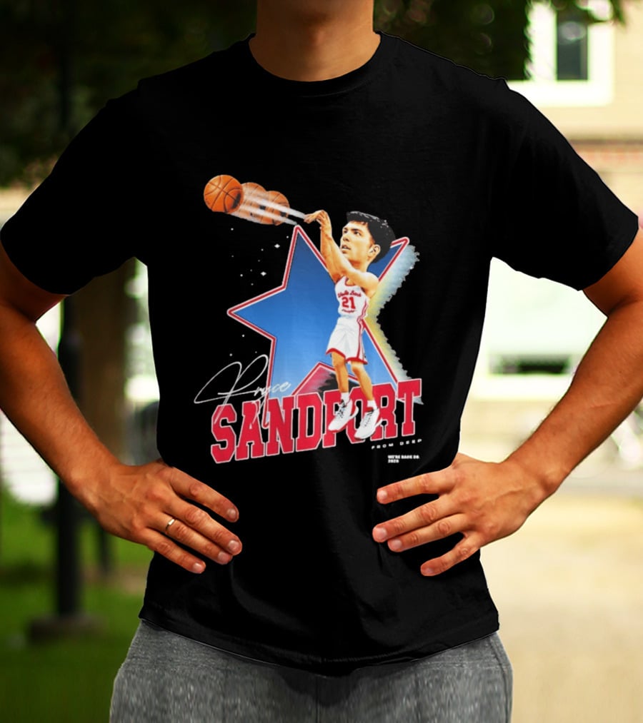 Pryce Sandfort From Deep Were Back Basketball Star T-Shirt