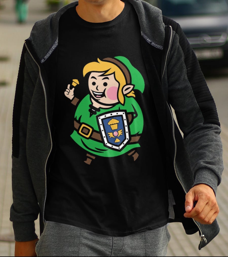 Johnny Cupcakes Legend Big Kid Green Outfit Shield Cupcake Hero T-Shirt