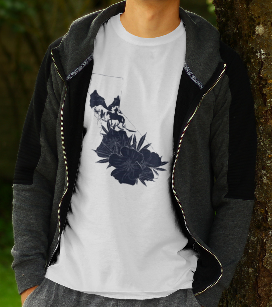 Crooks & Castles Califas California Script Floral T-Shirt