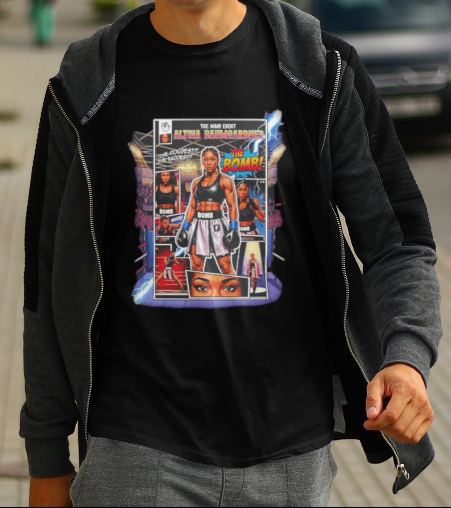 The Main Event Alycia Baumgardner The Bomb Comic The Coldest The Baddest T-Shirt