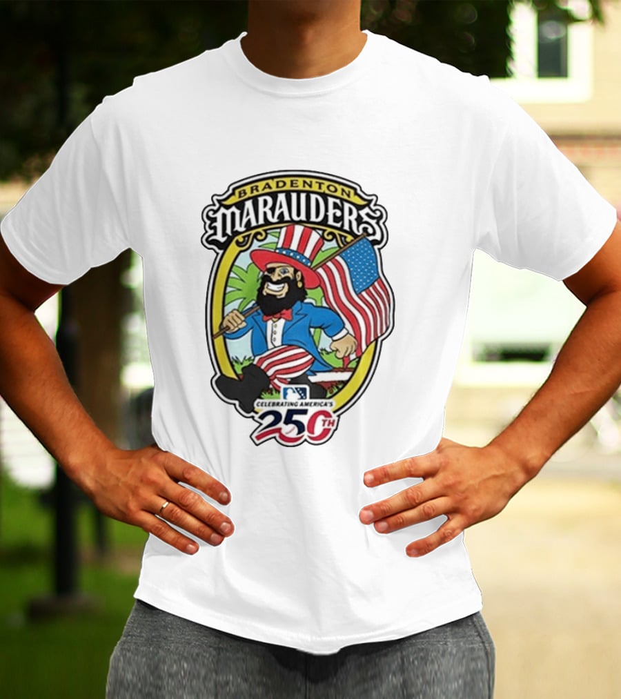 Bradenton Marauders Celebrating America's 250th Independence Day 2026 T-Shirt