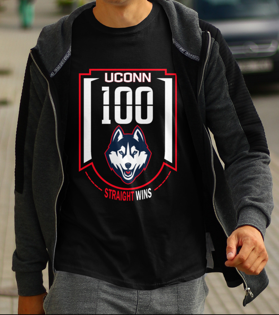 UConn Huskies 100 Straight Wins T-Shirt