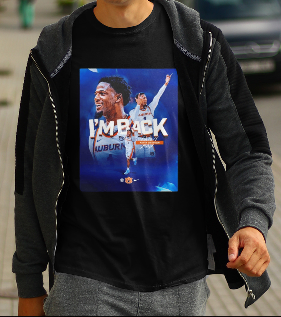 I'm Back Kevin Overton Auburn Tigers Basketball Auburn Nike T-Shirt