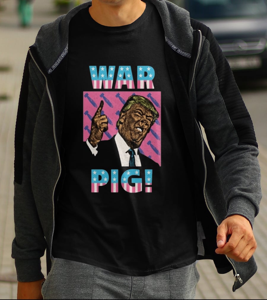 WAR PIG Patriotic Bombs T-Shirt