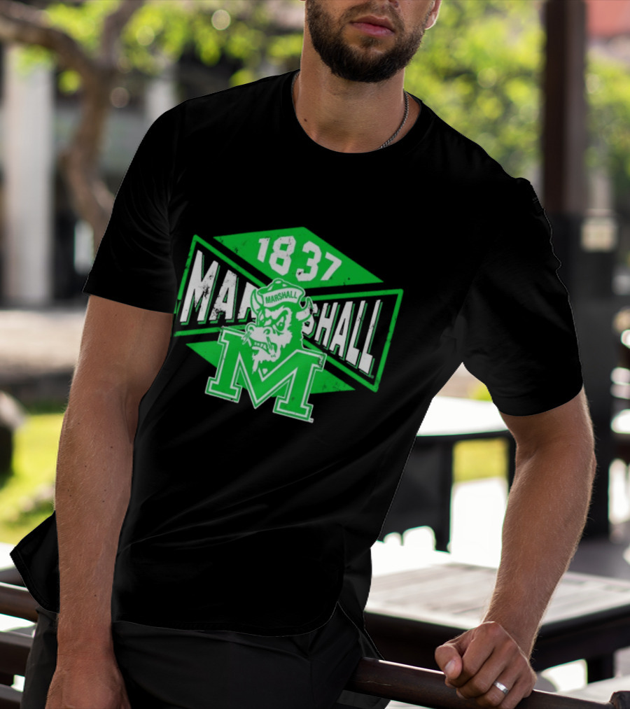 Marshall Thundering Herd 1837 Vintage Retro Team Spirit T-Shirt