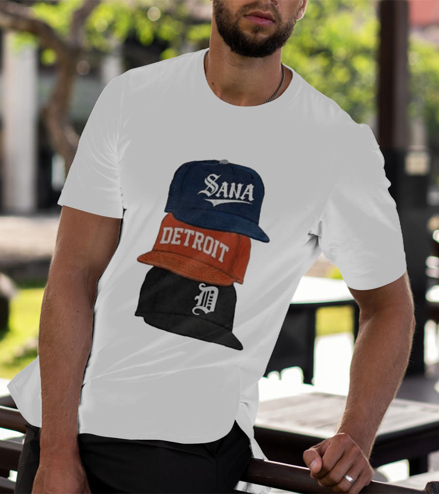 Sana Detroit Vintage Baseball Cap Collection D T-Shirt