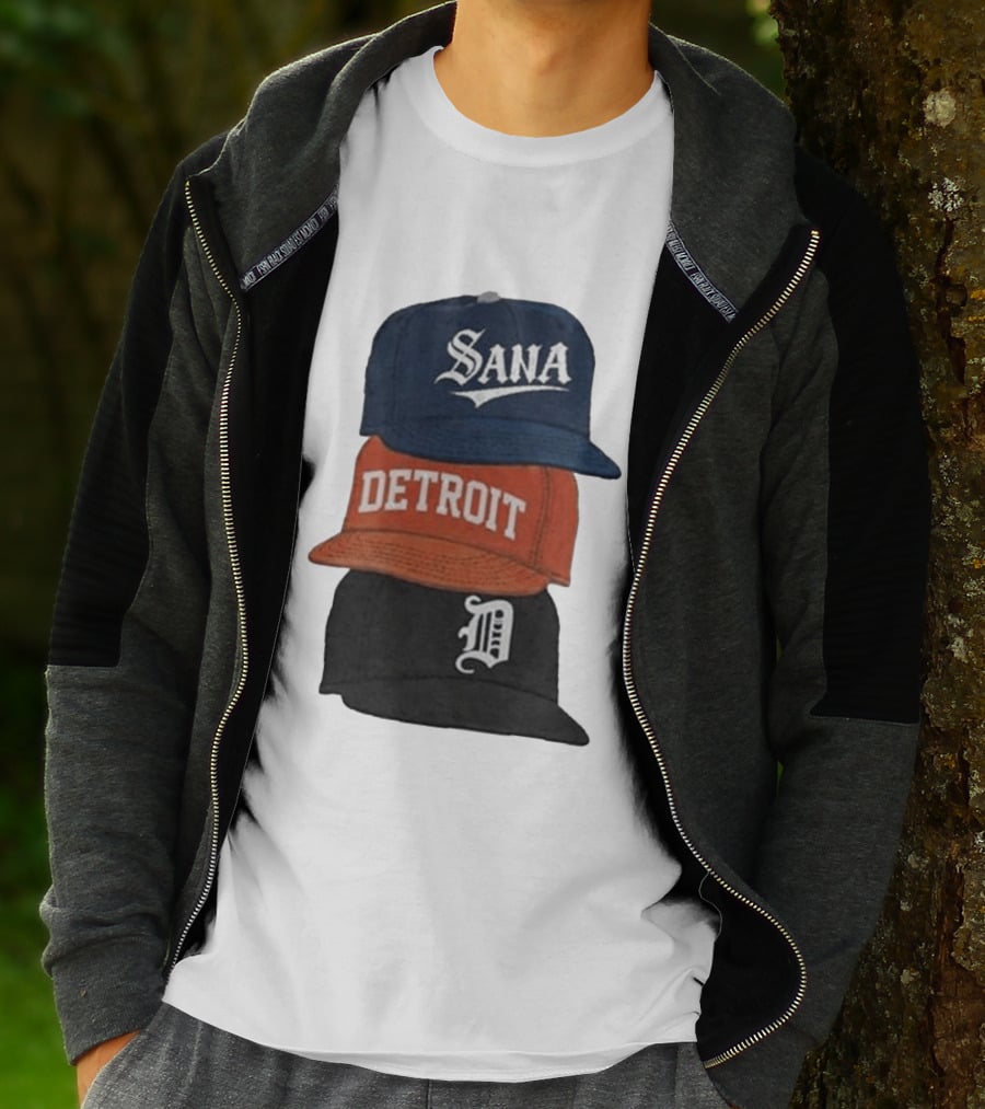 Sana Detroit Vintage Baseball Cap Collection D T-Shirt