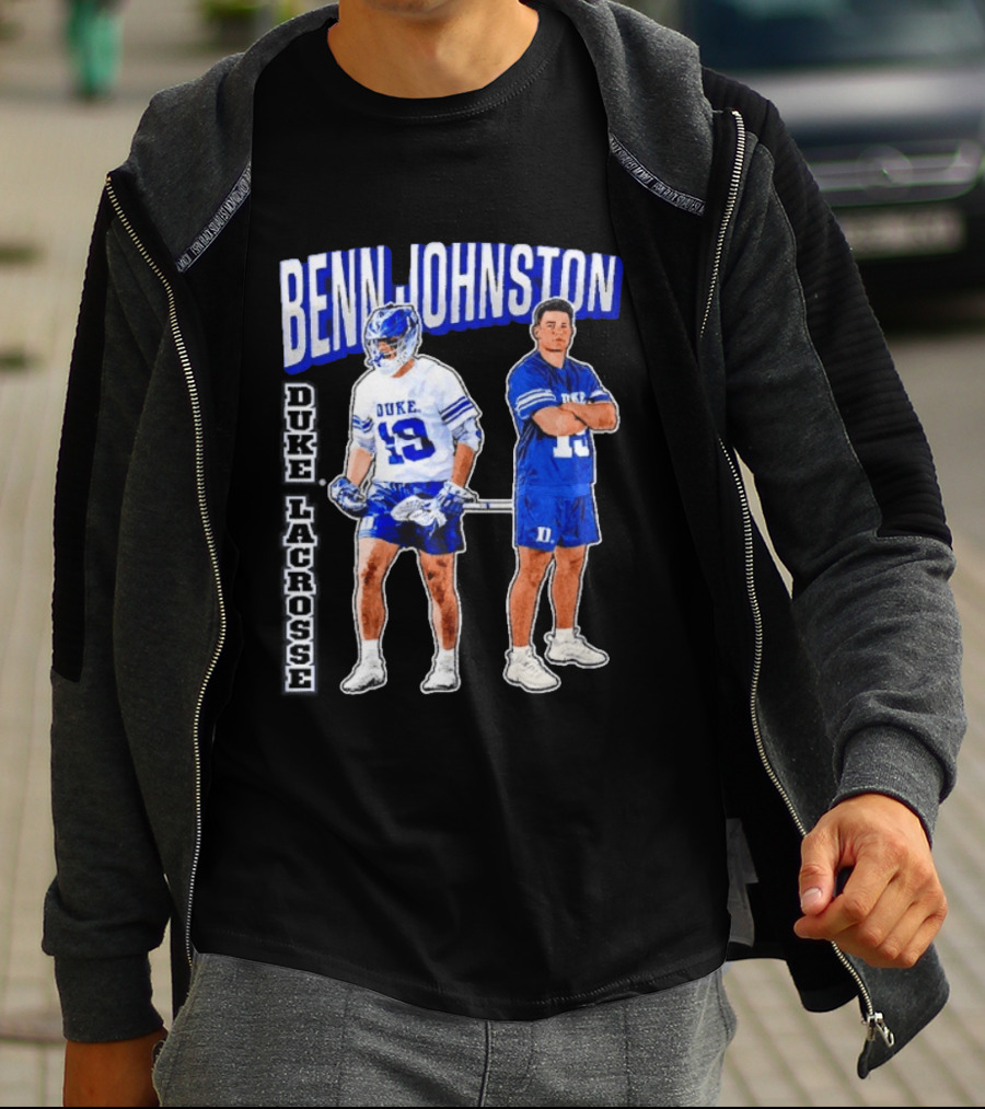 Benn Johnston Duke Lacrosse Player 19 Blue Devils T-Shirt