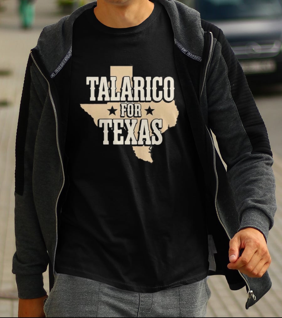 Talarico For Texas Campaign State Map T-Shirt