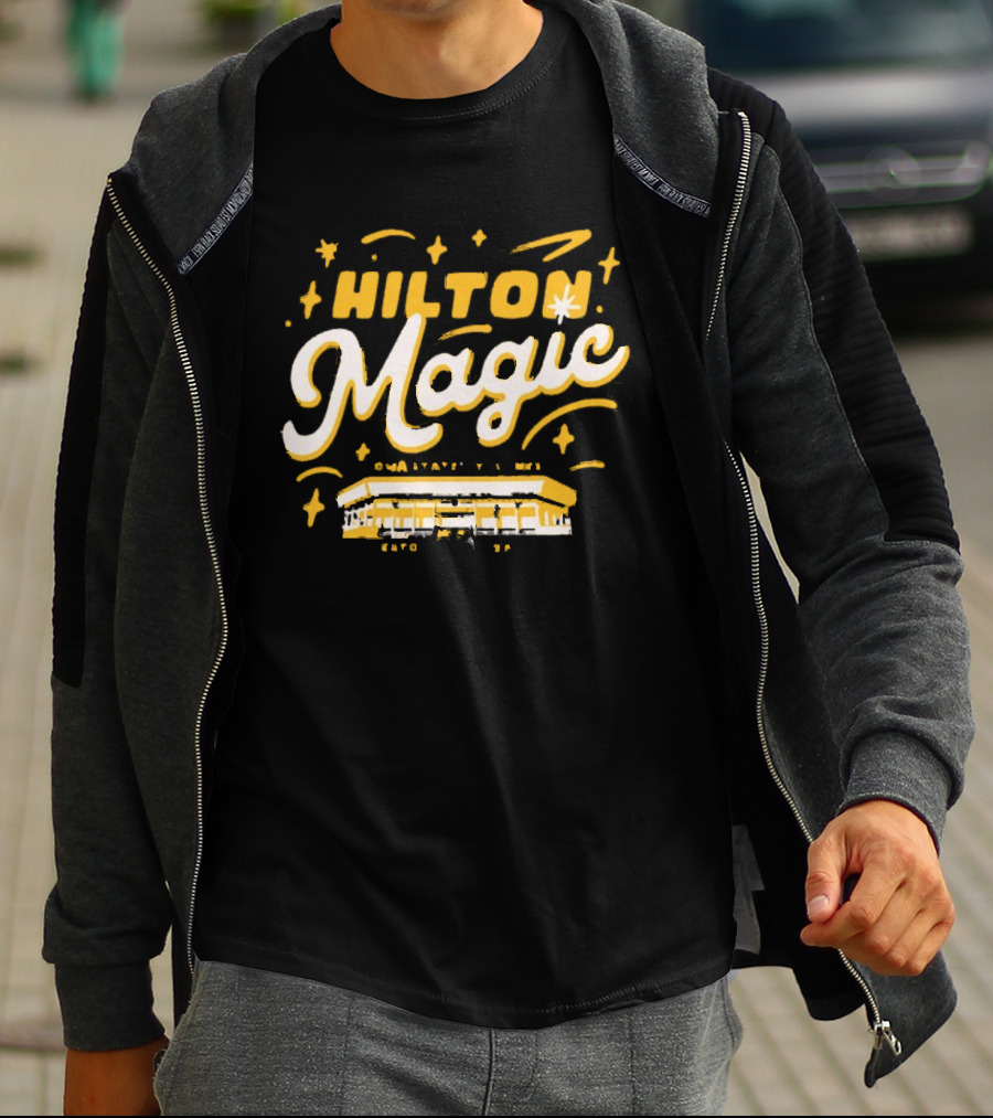 Hilton Magic Iowa State Cyclones Basketball Est 1971 Stadium Heritage T-Shirt