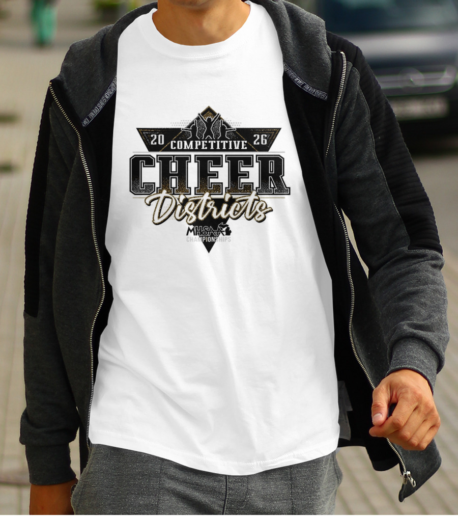 2026 MHSAA Competitive Cheer Districts Championships T-Shirt