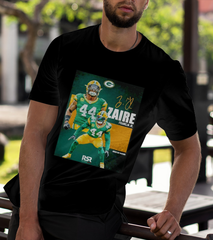 Zaire Franklin Jr Green Bay Packers 44 Signature Edition T-Shirt