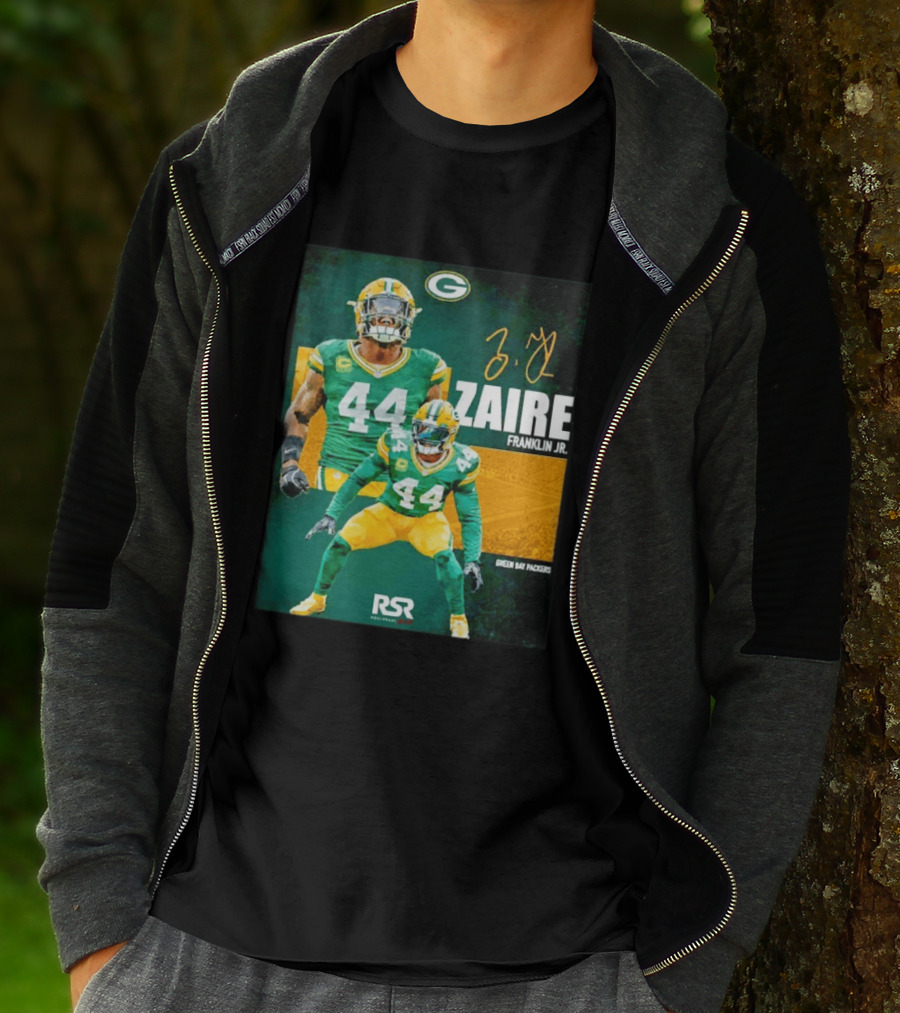 Zaire Franklin Jr Green Bay Packers 44 Signature Edition T-Shirt
