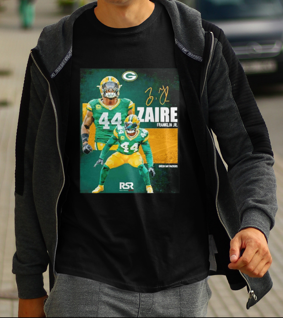 Zaire Franklin Jr Green Bay Packers 44 Signature Edition T-Shirt