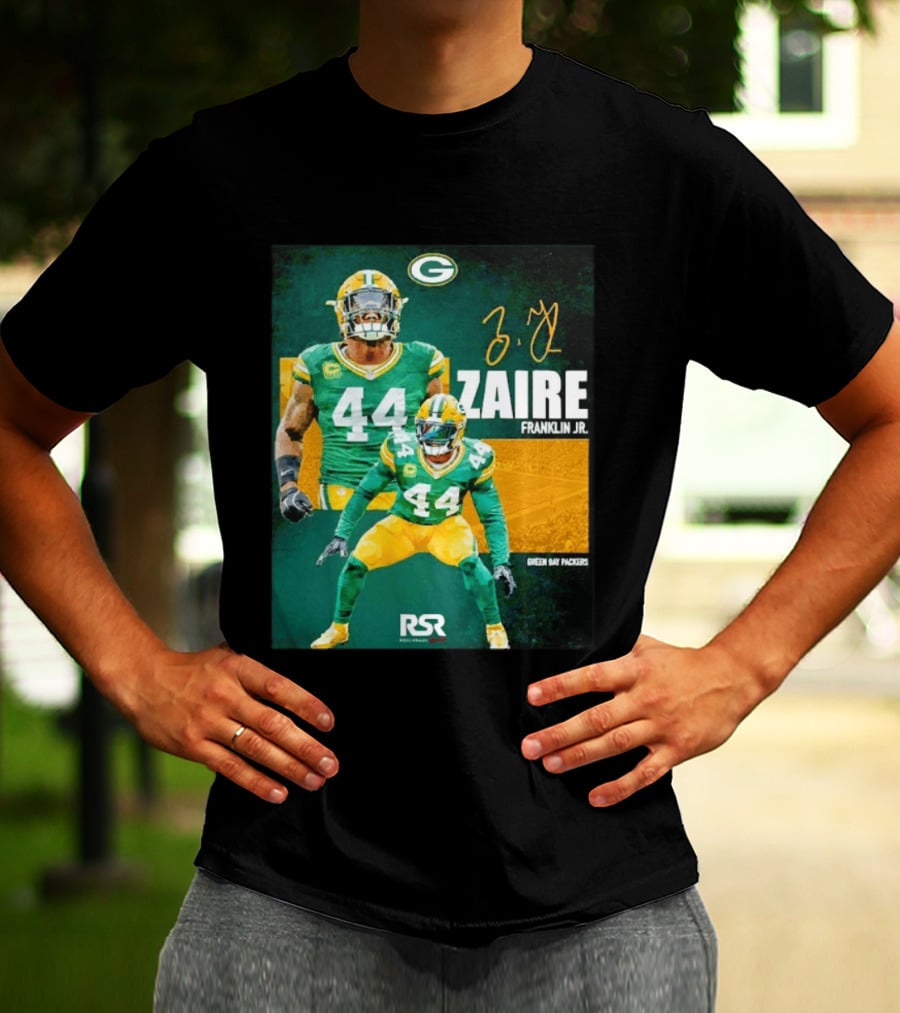 Zaire Franklin Jr Green Bay Packers 44 Signature Edition T-Shirt