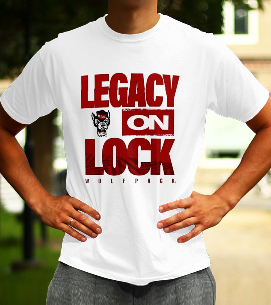 NC State Wolfpack Legacy On Lock 2026 March Madness T-Shirt