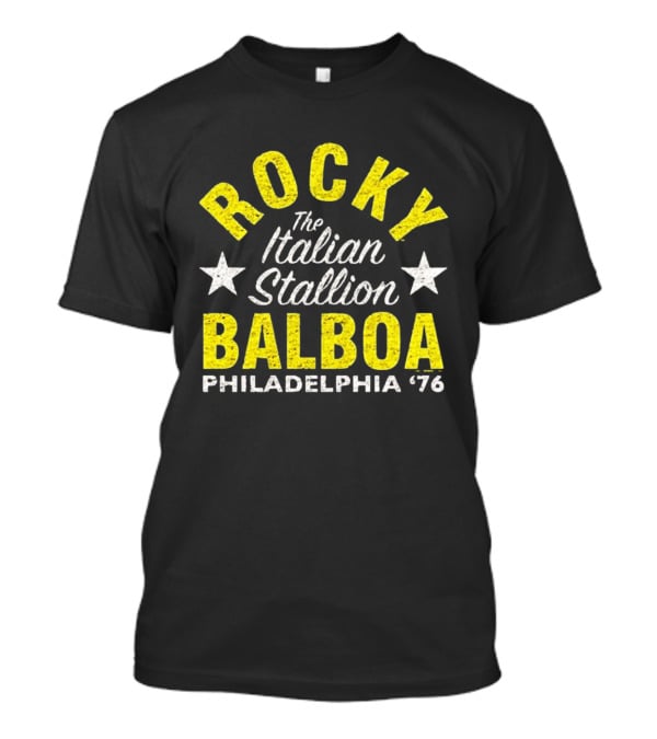 Rocky Balboa The Italian Stallion Philadelphia 76 Stars T-Shirt