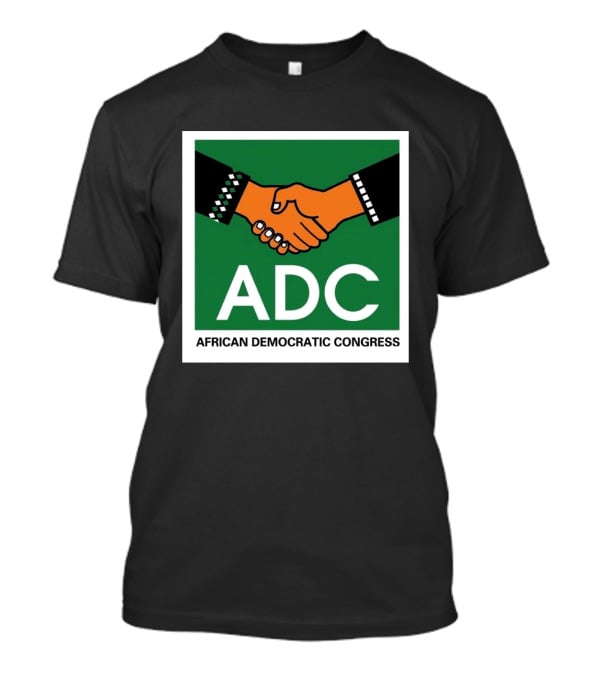 ADC African Democratic Congress Handshake Icon Green T-Shirt