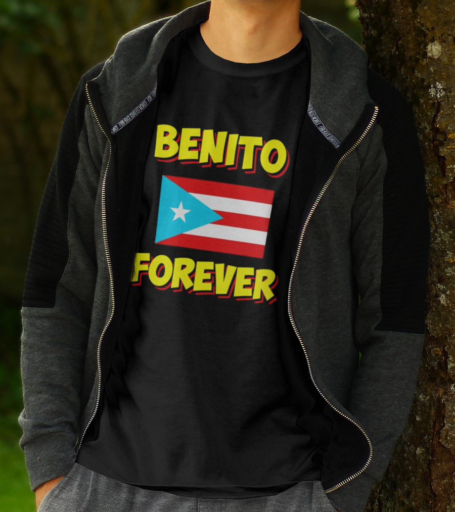 Benito Forever Puerto Rican Flag T-Shirt