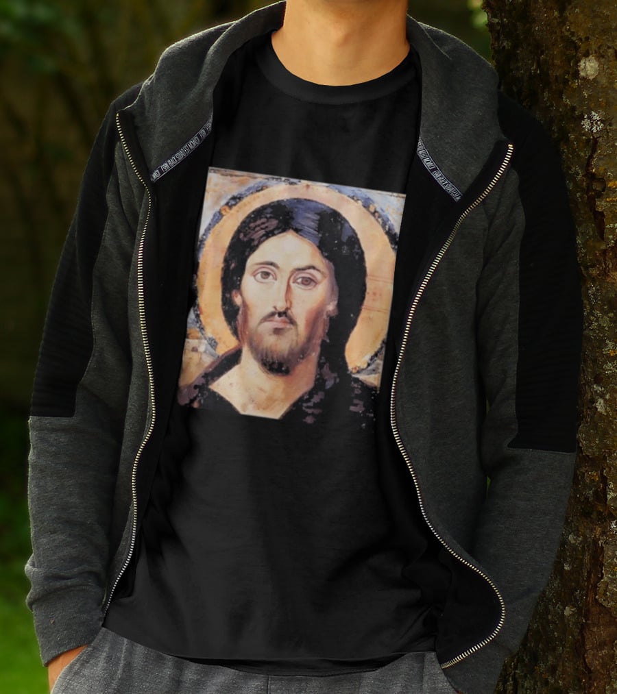 Jesus Christ Pantocrator Icon St. Catherine's Monastery Sinai T-Shirt
