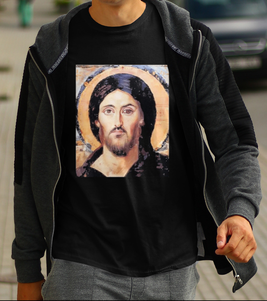 Jesus Christ Pantocrator Icon St. Catherine's Monastery Sinai T-Shirt