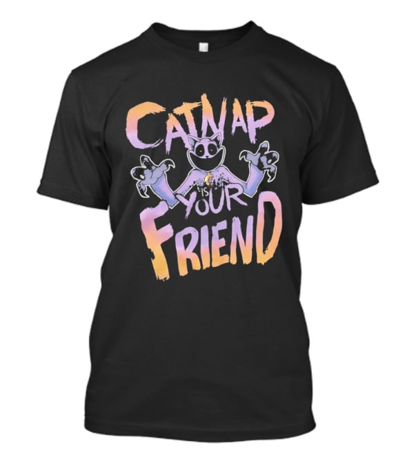 Catnap Is Your Friend Playful Cat Expression Pastel T-Shirt