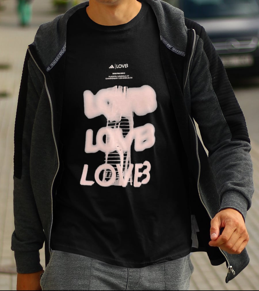 League One Volleyball LOVB Ladder T-Shirt