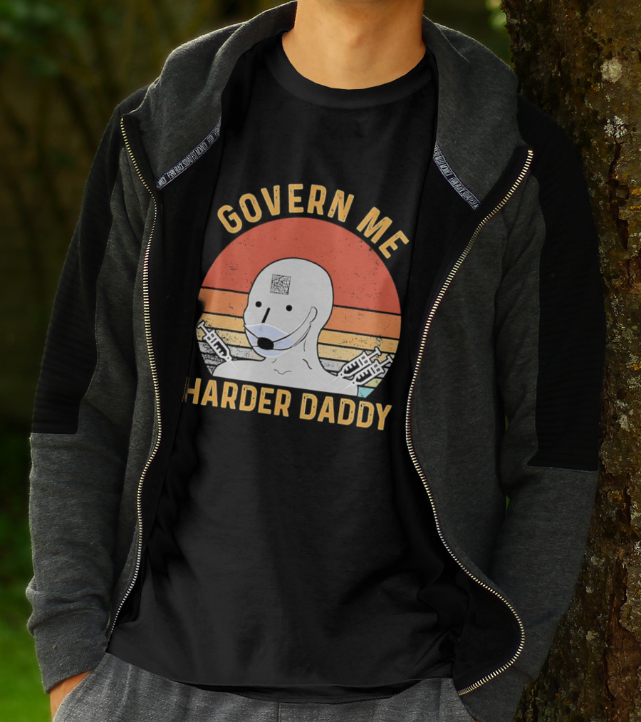 Govern Me Harder Daddy Masked Figure With Syringes T-Shirt