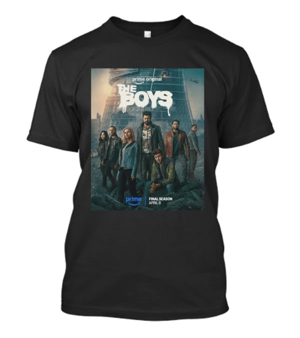 Prime Original The Boys Final Season April 8 Billy Butcher Team T-Shirt