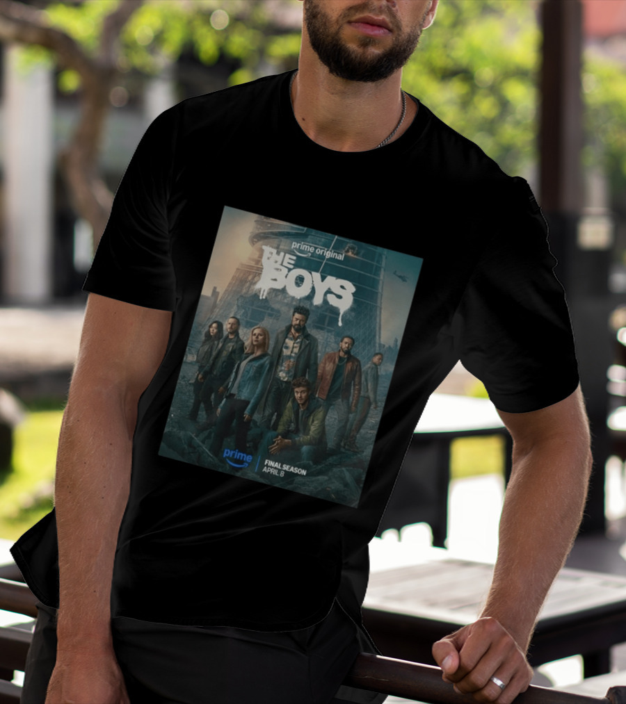 Prime Original The Boys Final Season April 8 Billy Butcher Team T-Shirt