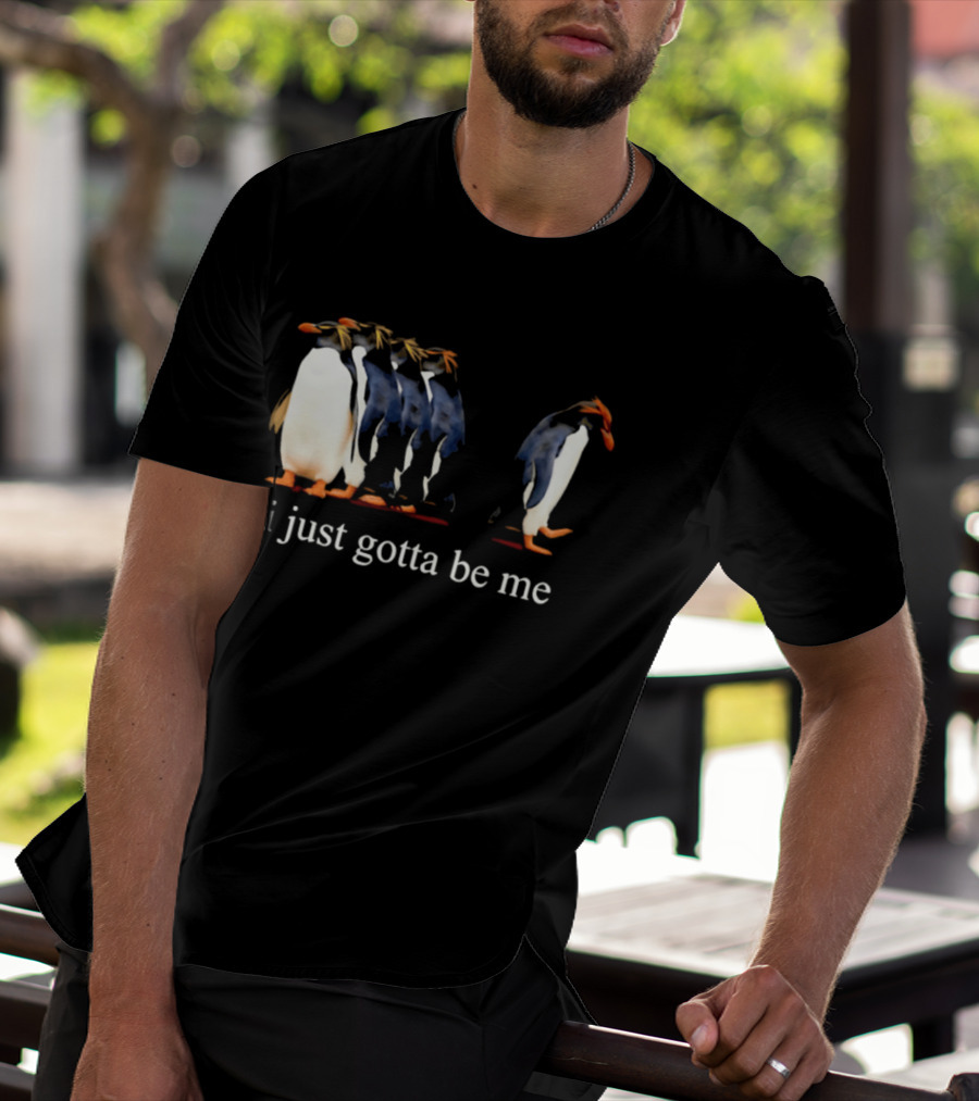 I Just Gotta Be Me Penguin Evolution Journey 2001 National Geo Society T-Shirt