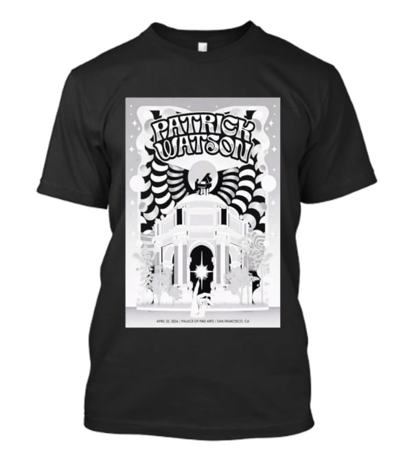 Patrick Watson April 25 2026 Palace Of Fine Arts San Francisco CA T-Shirt