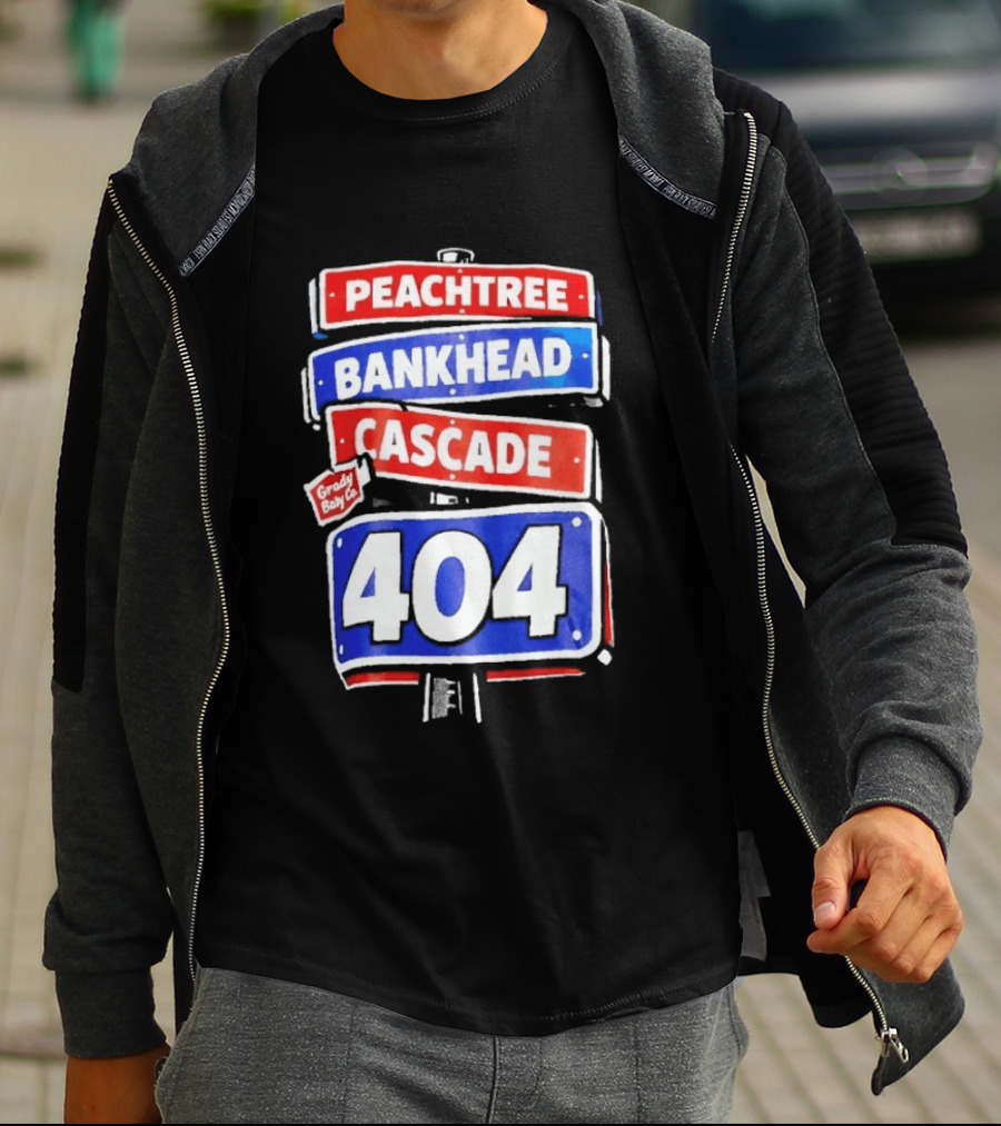 Peachtree Bankhead Cascade 404 Grady Baby Co T-Shirt