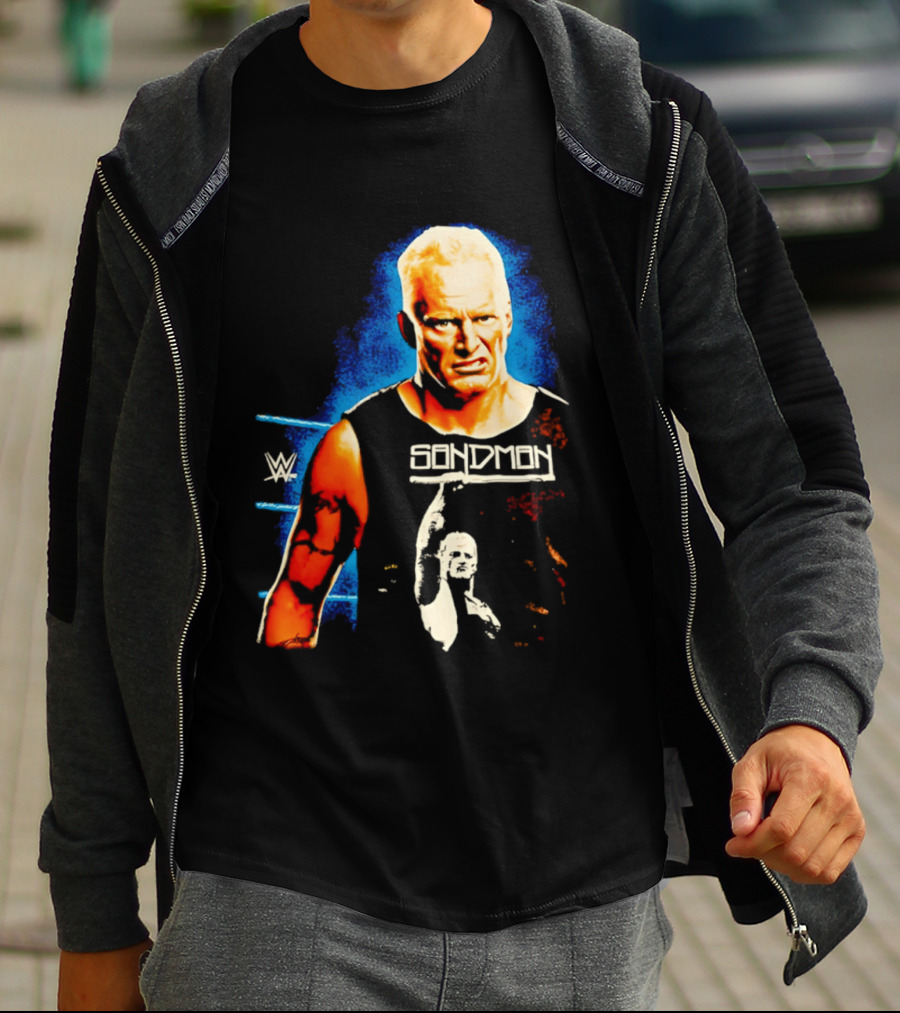 Wrestling Icon Sandman WWE Hardcore Legend T-Shirt